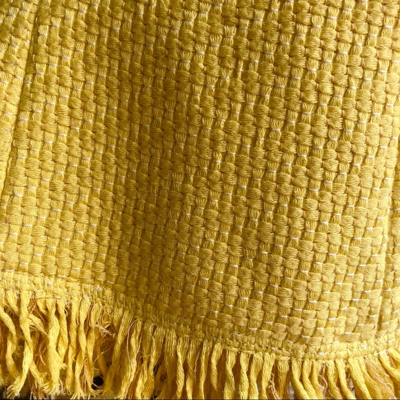 Escada Cotton Fringed Jacket Limoncello EU42/US12 🔥 - Picture 7 of 8